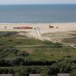 Strand ter hoogte van begin park