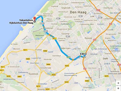 Routebeschrijving vanaf afrit 12 A4